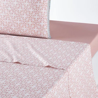 La Redoute Yucatan Gypsy Printed Cotton Flat Sheet