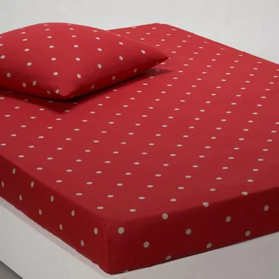 La Redoute Edelweiss Polka Dot Fitted Cotton Sheet
