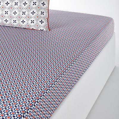 La Redoute Zehia Printed Cotton Percale Fitted Sheet