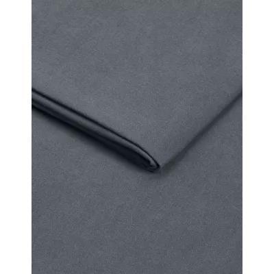 Marks & Spencer M&S Pure Cotton Brushed Deep Fitted Sheet - SGL - Charcoal, Charcoal,White,Grey Marl
