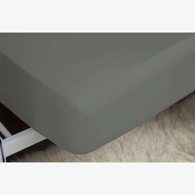 Downtown Belledorm 200 Count Extra Deep Fitted Sheet - Grey
