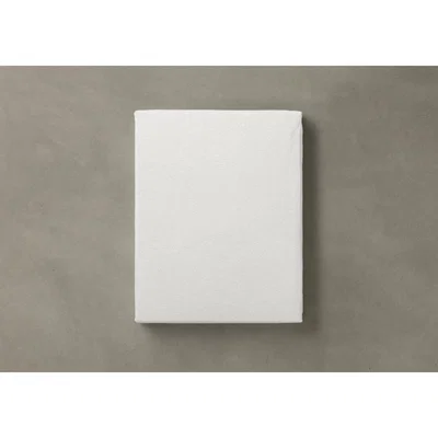 Perch and Parrow Coleman Off White Fitted Sheet, 3' Single