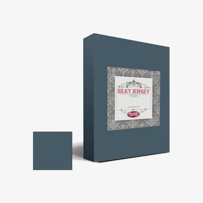 The Range Silky Jersey Fitted Bedsheet Queen - Stone Grey