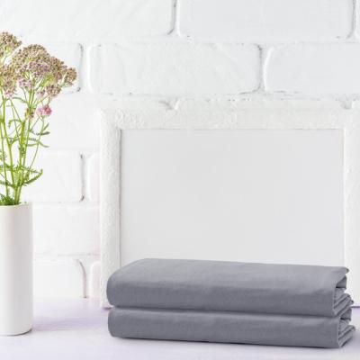 The Range Double Pack Flannel Fleece Fitted Bed Sheet - Winter Grey