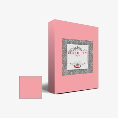 The Range Silky Jersey Fitted Bedsheet Twin - Pink