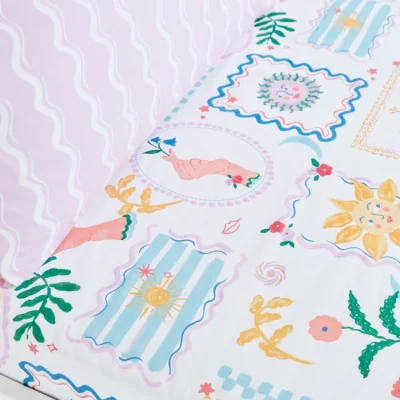 Dunelm Set of 2 Magical Garden Fitted Sheets