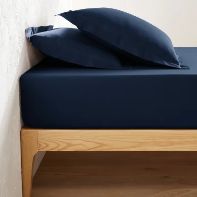 La Redoute Scenario 25cm High Plain Polycotton Fitted Sheet