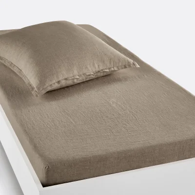 La Redoute Linot 30cm High Washed Linen Child's Fitted Sheet