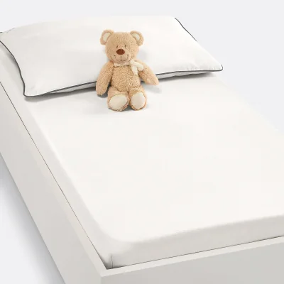 La Redoute Pack of 2 Plain Cotton Fitted Sheets