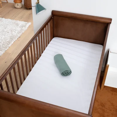 La Redoute Set of 2 Scenario Plain Cotton Jersey Baby's Fitted Sheets