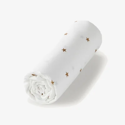 La Redoute Stella Star Organic Cotton Percale Fitted Sheet