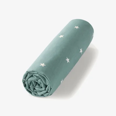 La Redoute Stella Star Organic Cotton Percale Fitted Sheet