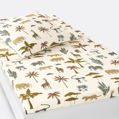 La Redoute Papangue 30% Recycled Cotton Child's Fitted Sheet
