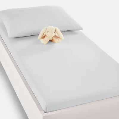 La Redoute Scenario Cot Fitted Sheet in Plain Cotton