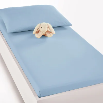 La Redoute Scenario Cot Fitted Sheet in Plain Cotton