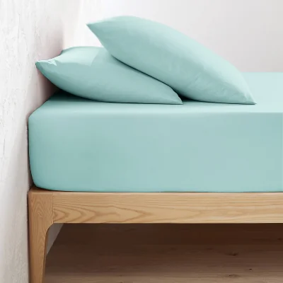La Redoute Scenario 30cm High Plain Organic Cotton Fitted Sheet