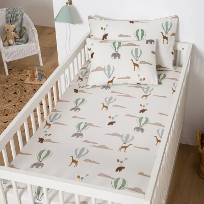 La Redoute Aubin Baby's Fitted Sheet in 20% Recycled Cotton