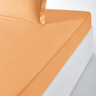 La Redoute Scenario 30cm High Plain Organic Cotton Fitted Sheet