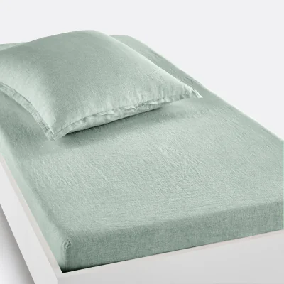 La Redoute Linot 30cm High Washed Linen Child's Fitted Sheet
