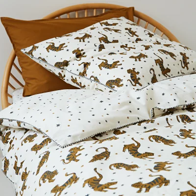 La Redoute Tigris 30% Recycled Cotton Child's Fitted Sheet