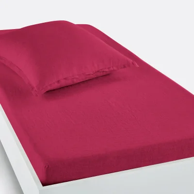 La Redoute Linot 30cm High Washed Linen Child's Fitted Sheet