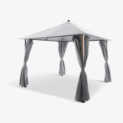 Atkin & Thyme Savannah 4x3m Fabric Gazebo - Oak