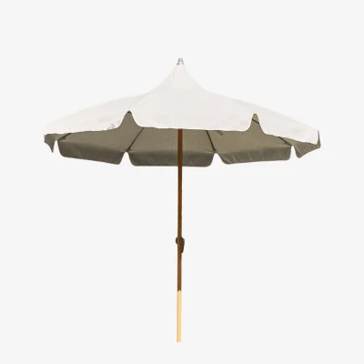 Atkin & Thyme Savannah 1.8m Wood-Effect Parasol - Oak
