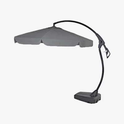 Barker and Stonehouse Banana Parasol, Grey | Barker & Stonehouse