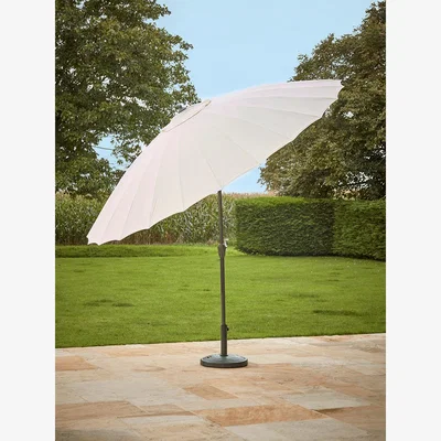 Cox and Cox Kyoto Parasol - Cream