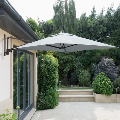 Cuckooland Wall Mounted Cantilever Parasol - Taupe