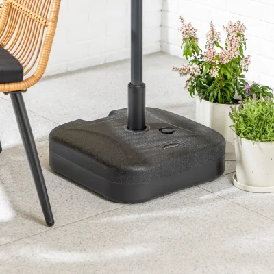 Christow Square Plastic Parasol Base - 30kg