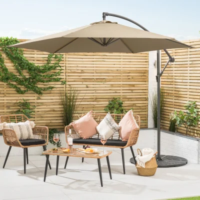 Christow Banana Parasol - 3m