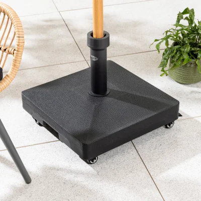 Christow Parasol Base with 4 Wheels - 16kg