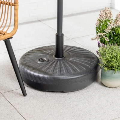 Christow Round Plastic Parasol Base - 35kg