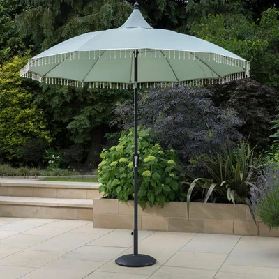 Dunelm Carousel Crank Parasol Green
