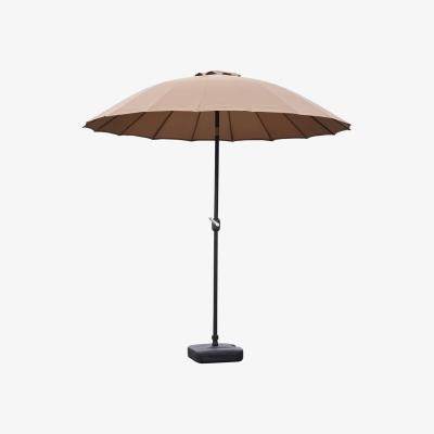 Dunelm Blossom Crank and Tilt Taupe Parasol Taupe (Brown)