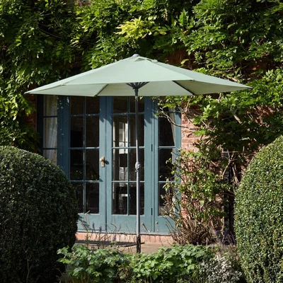 Dunelm 2.7m Parasol Pale Sage Sage