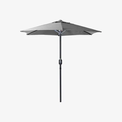 Dunelm Grey Crank Parasol Grey