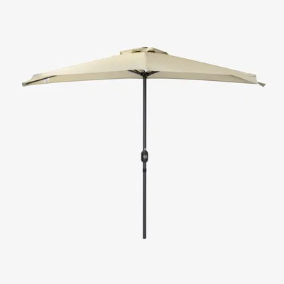 Dunelm Charles Bentley 2.7m Half Balcony Parasol With Crank