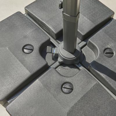 Dunelm 4 Part Water Fill Parasol Base Grey
