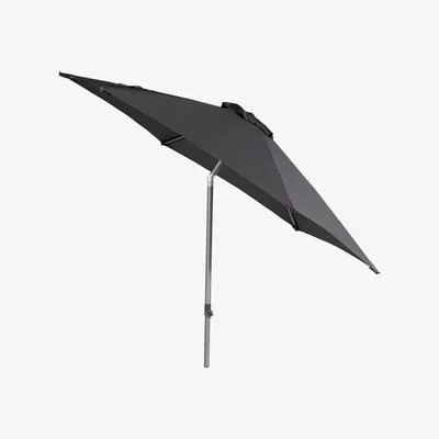 Dunelm Lisboa Round 3m Parasol Dark Grey