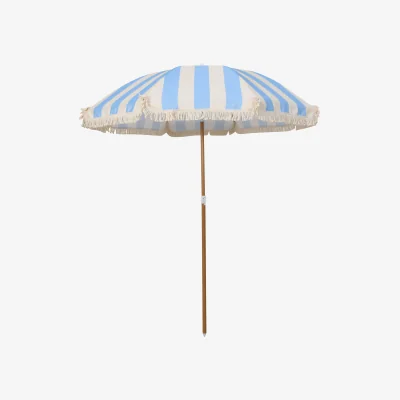 Habitat Habitat 1.6m Tilting Garden Parasol - Blue & White