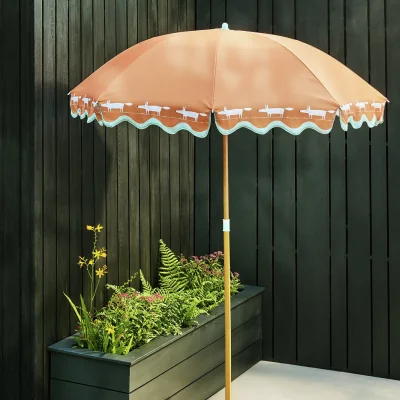 Habitat Habitat x Scion 1.6m Garden Parasol - Mr. Fox Print