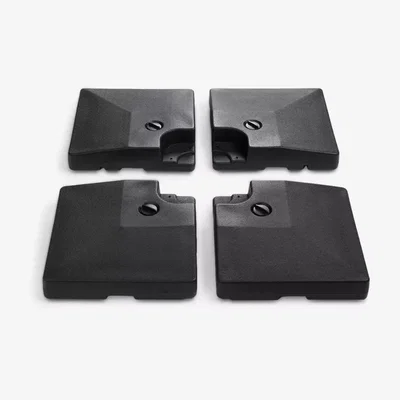 John Lewis John Lewis Fillable Cantilevered Parasol Base Weights, 90kg, Black