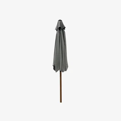 John Lewis John Lewis Wood-Effect Wind-Up Parasol, 2.2m