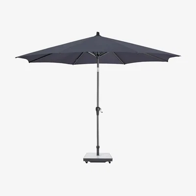 John Lewis Pacific Riva Centre Pole Round Parasol, 3m, Anthracite