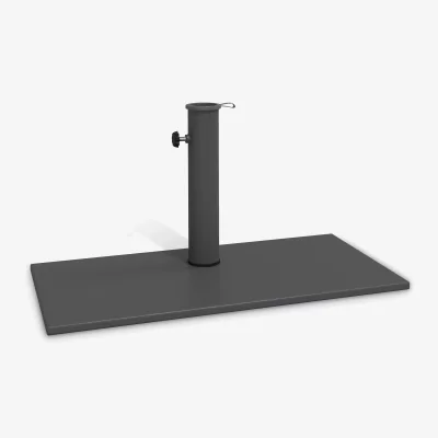John Lewis John Lewis & Partners Half Round Freestanding Parasol Flat Base Weight, 21kg