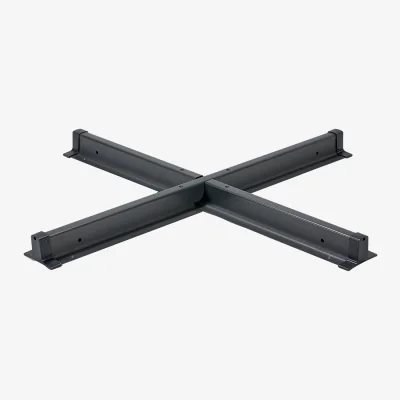 La Redoute Steel Cross Base for Cantilever Parasols, Anthracite