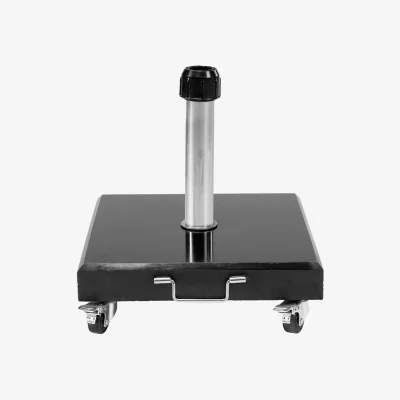 La Redoute Rome Black Granite Parasol Base with wheels 40kg