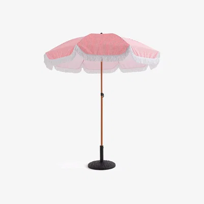 La Redoute Britiz Striped Fringed Parasol